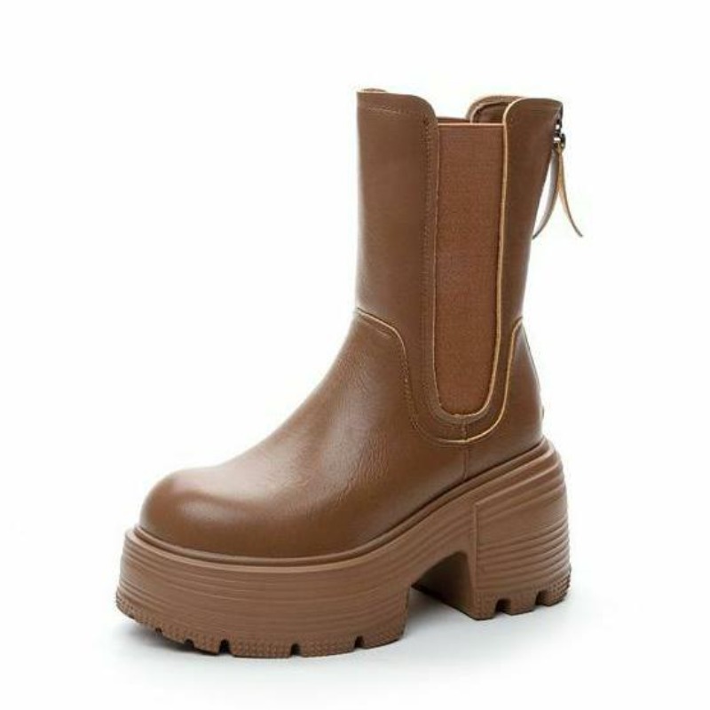 Women'S Shoes High Arch Support - 9 cm Nieuwe ROM Lederen Enkel