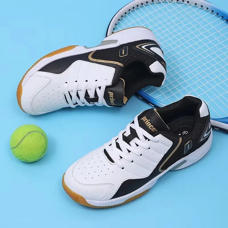 Women'S Shoes Volleyball - Professionele heren dames leren badmintonschoenen paar