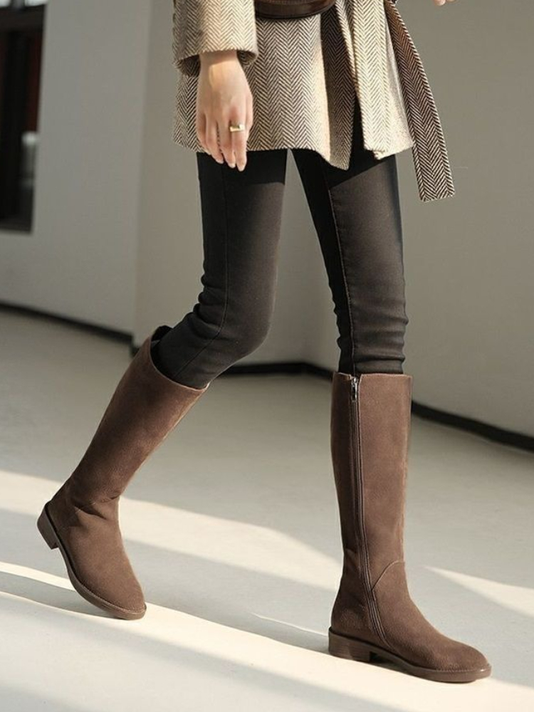 Women'S Shoes Trending 2025 - Nieuw in Rits Warm Suède Dames