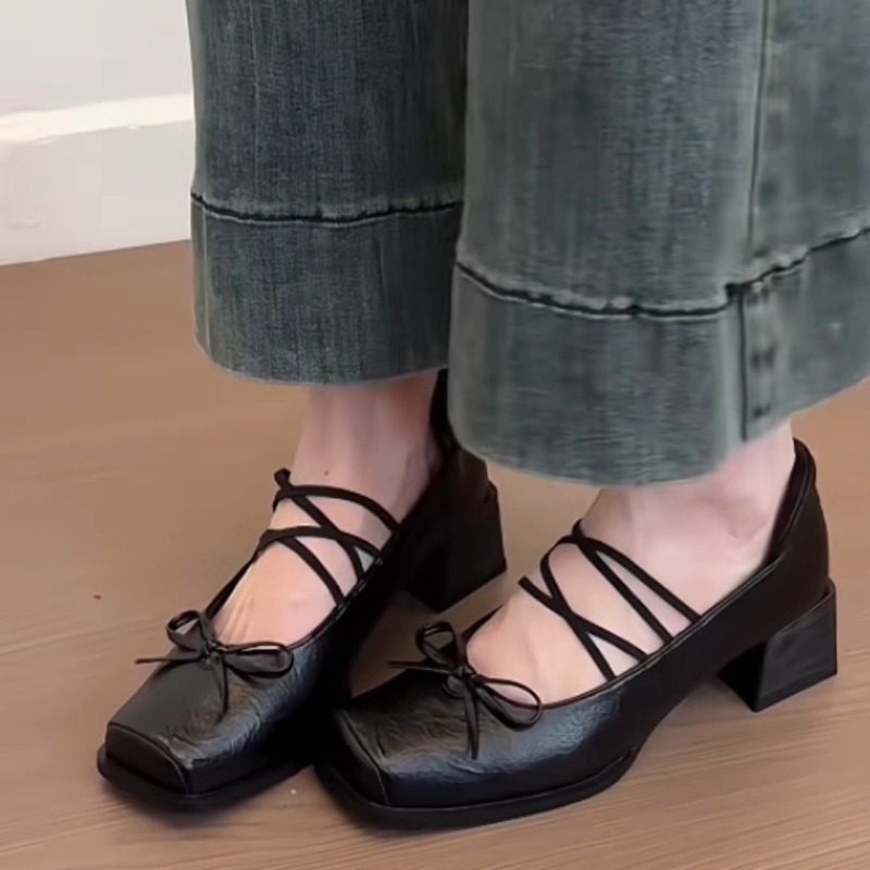 Women'S Shoes Size 12 - Enkele schoenen Mode Nieuwe vierkante neus