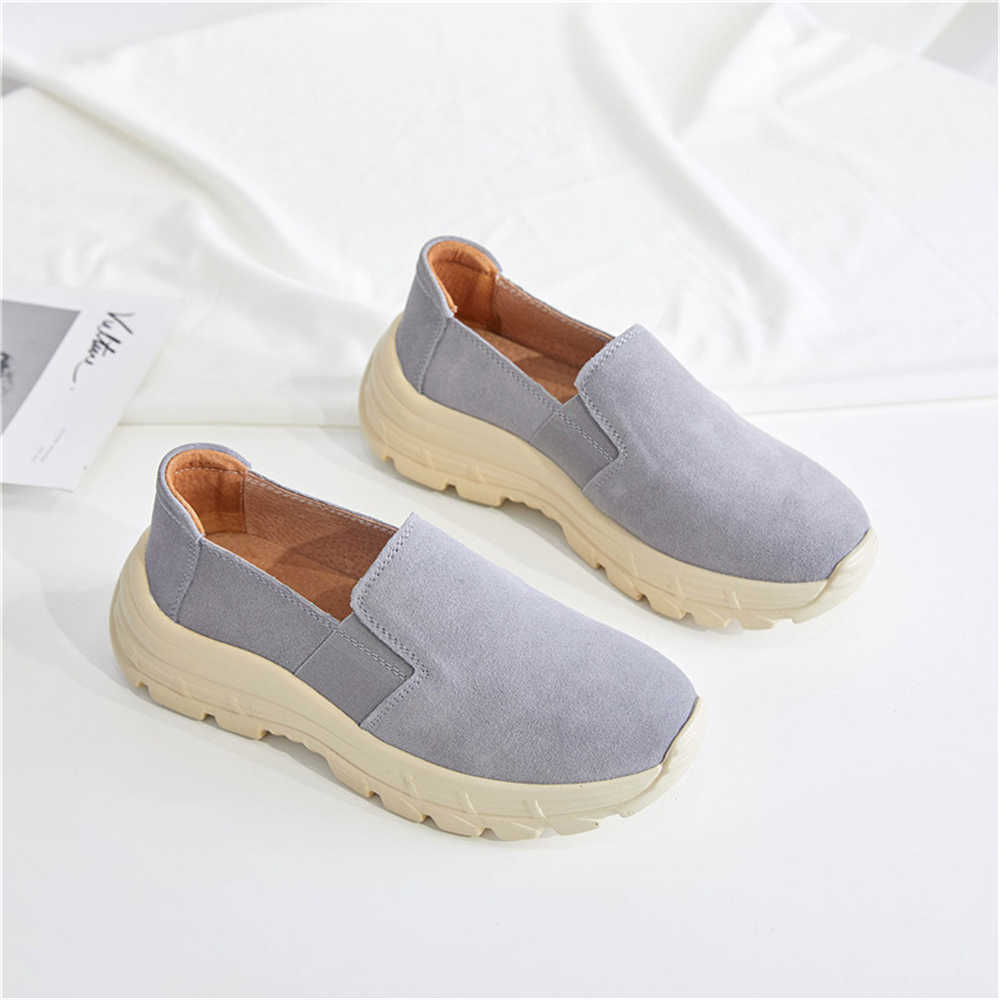 Women'S Shoes To Buy - Lichtgewicht Slipon Dames Gele Schoenen Flats