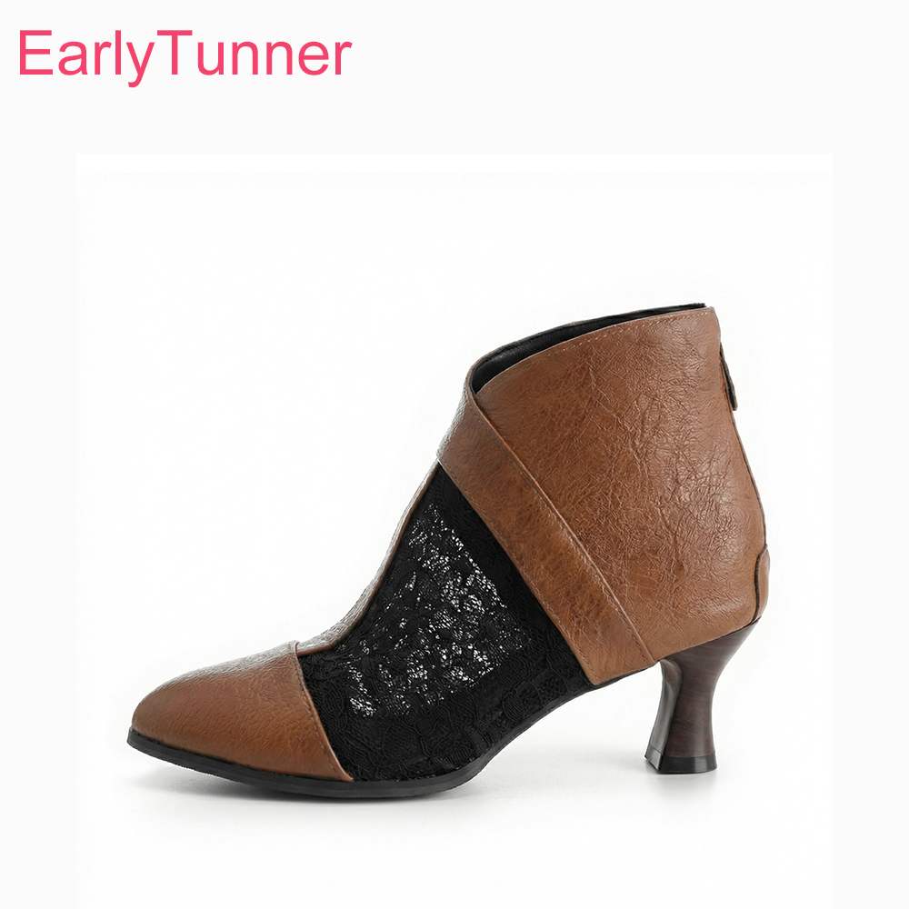 Women'S Shoes Size 12 - 2026 Kant Enkellaarzen Zomerlaarzen voor Dames