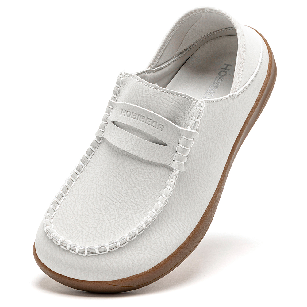 Women'S Shoes Wide Width - HOBIBEAR Barefoot Loafers voor dames, brede