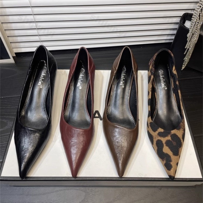 Women'S Shoes Burgundy - Hoge hakken voor dames Lakleer Puntige