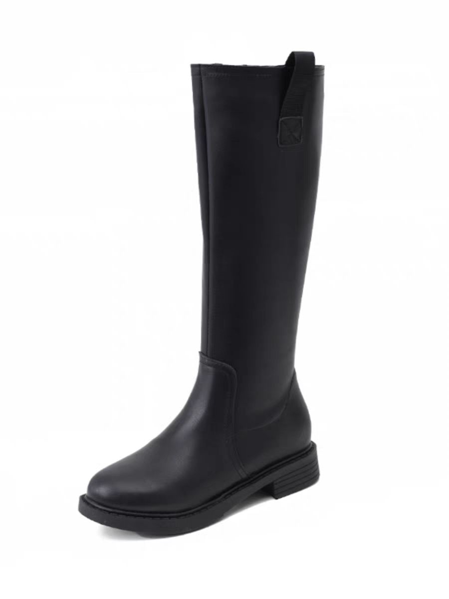 Women Shoes Waterproof - Herfst Winter Fleece gevoerde zwarte dames