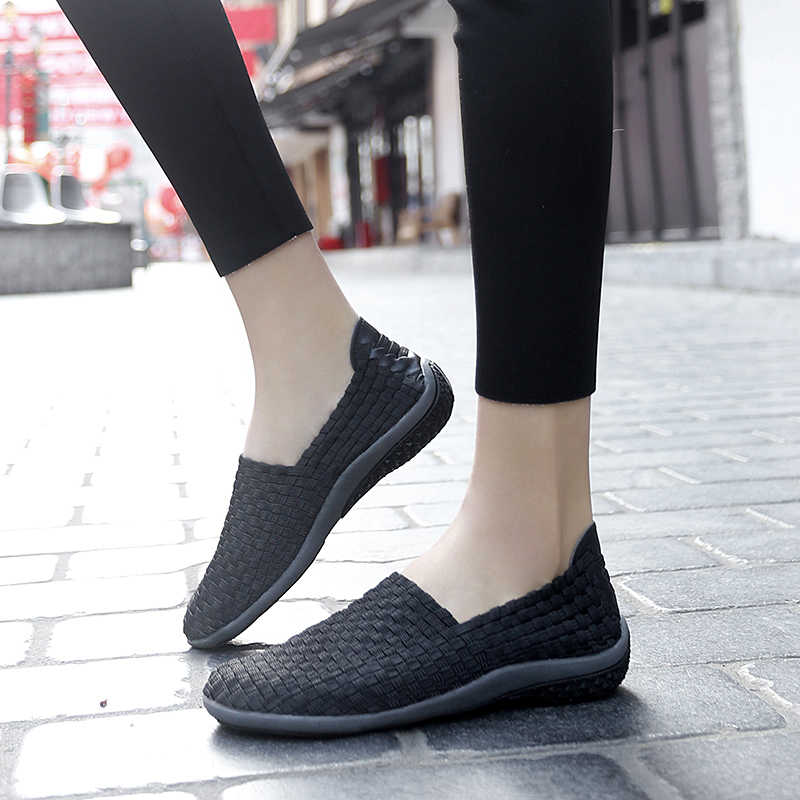 Natuurlijk leer Geweven wandel - Women'S Shoes To Buy recensie en prijs