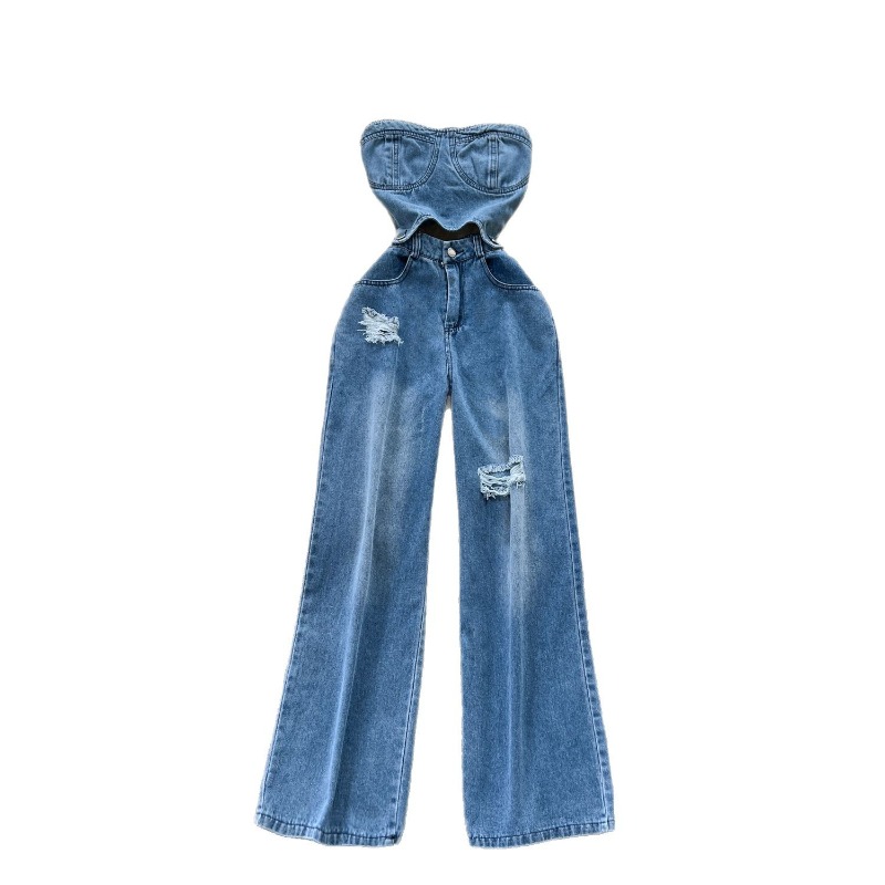 Denim jumpsuits voor dames, éé - Women'S Shoes Wide Width recensie en prijs
