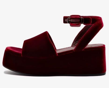 Bordeaux fluwelen ronde open t - Women'S Shoes Burgundy recensie en prijs