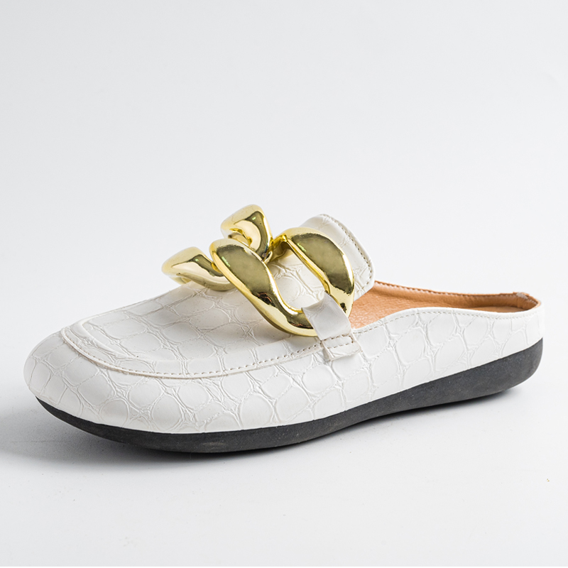 Mode Vrouwen Slippers Plus Siz - Gold Chain Sandal recensie en prijs
