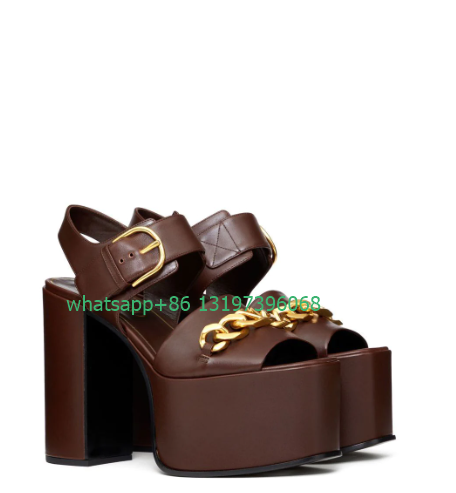 Dames Gouden Ketting Gesp Ontw - Gold Chain Sandal recensie en prijs