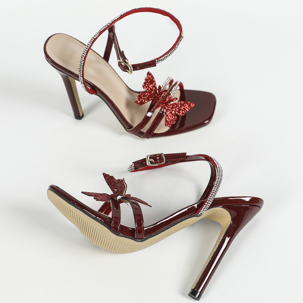 Sandalias De Mujer Verano 2025 - Women'S Shoes Burgundy recensie en prijs