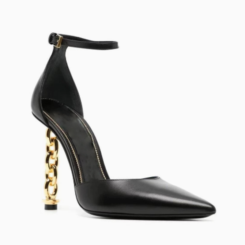 Sexy Gouden Ketting Hak Puntsc - Gold Chain Sandal recensie en prijs