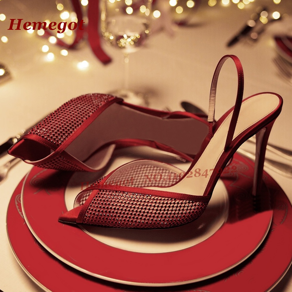Dames bordeauxrood satijn mesh - Women'S Shoes Burgundy recensie en prijs